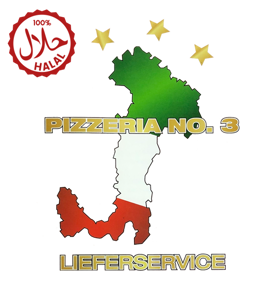 Pizzeria No.3 logo.